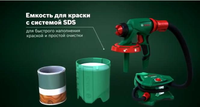 Бачок краскопульта Бош 5000 Е Бачок краскопульта Бош 5000 Е