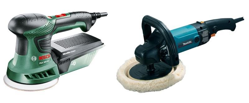 Полировальные машинки: орбитальная Bosch и дисковая Makita Полировальные машинки: орбитальная Bosch и дисковая Makita