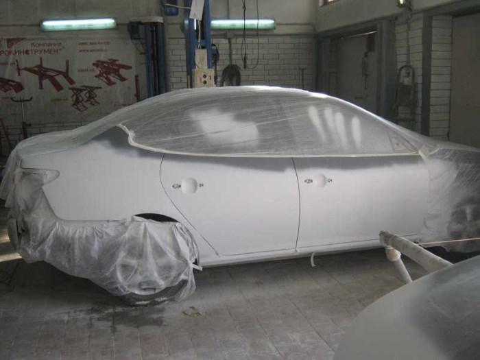 Загрунтованный кузов авто Загрунтованный кузов авто