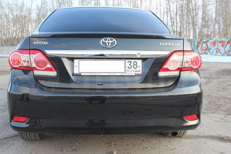 задний бампер toyota corolla