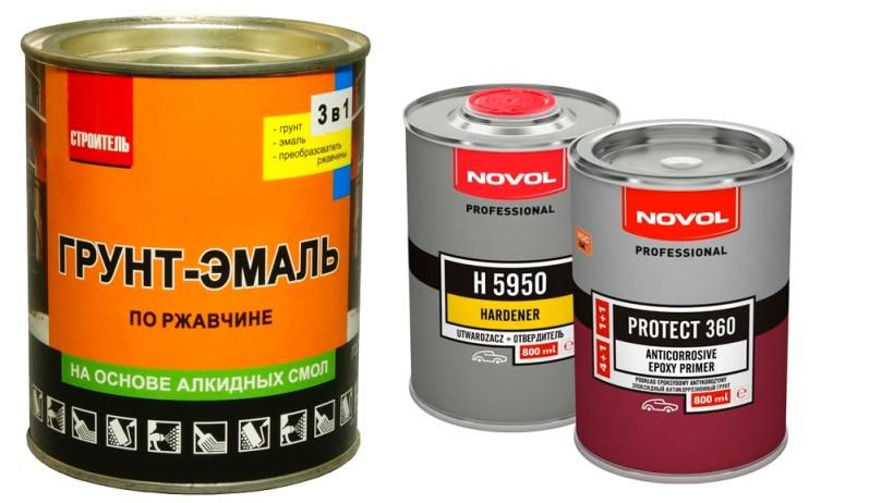 Алкидная и эпоксидная грунтовка Алкидная и эпоксидная грунтовка