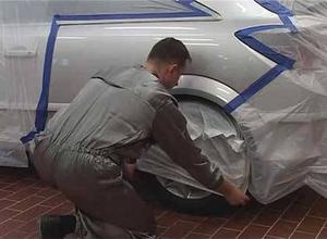 Подготовка автомобиля к аэрографии